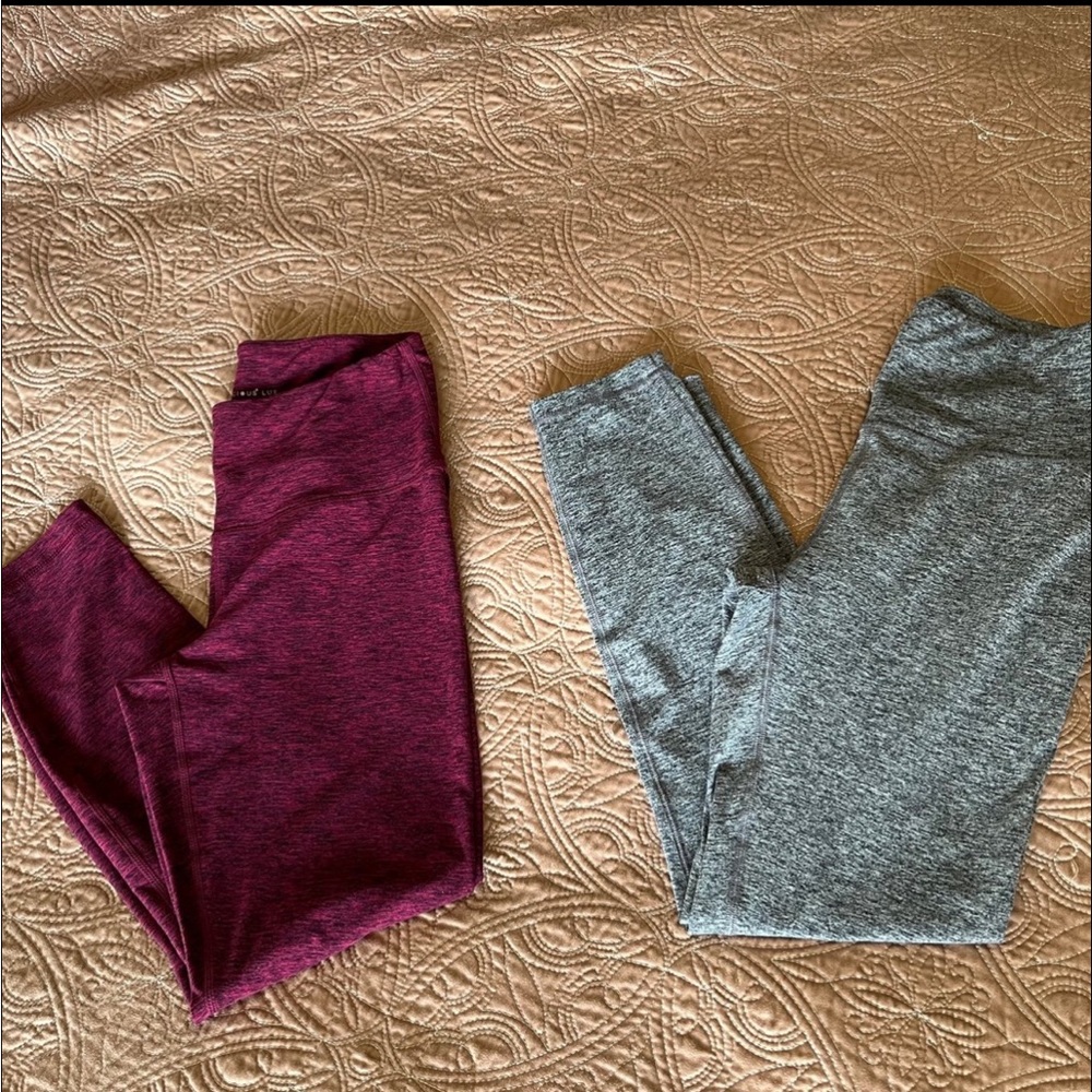 2 Pair of Yoga Leggings/Tights (Zobha & Yogalicious)